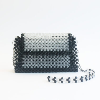 Handmade Red Beaded Bag
