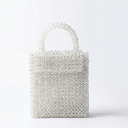 Clear Reflections Acrylic Bead Bag